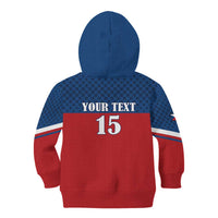 Custom Czech Ice Hockey 2026 Kid Hoodie Never Backs Down