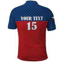 Custom Czech Ice Hockey 2026 Polo Shirt Never Backs Down