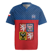 Custom Czech Ice Hockey 2026 Rugby Jersey Never Backs Down