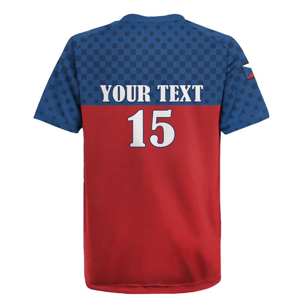 Custom Czech Ice Hockey 2026 Rugby Jersey Never Backs Down