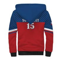 Custom Czech Ice Hockey 2026 Sherpa Hoodie Never Backs Down