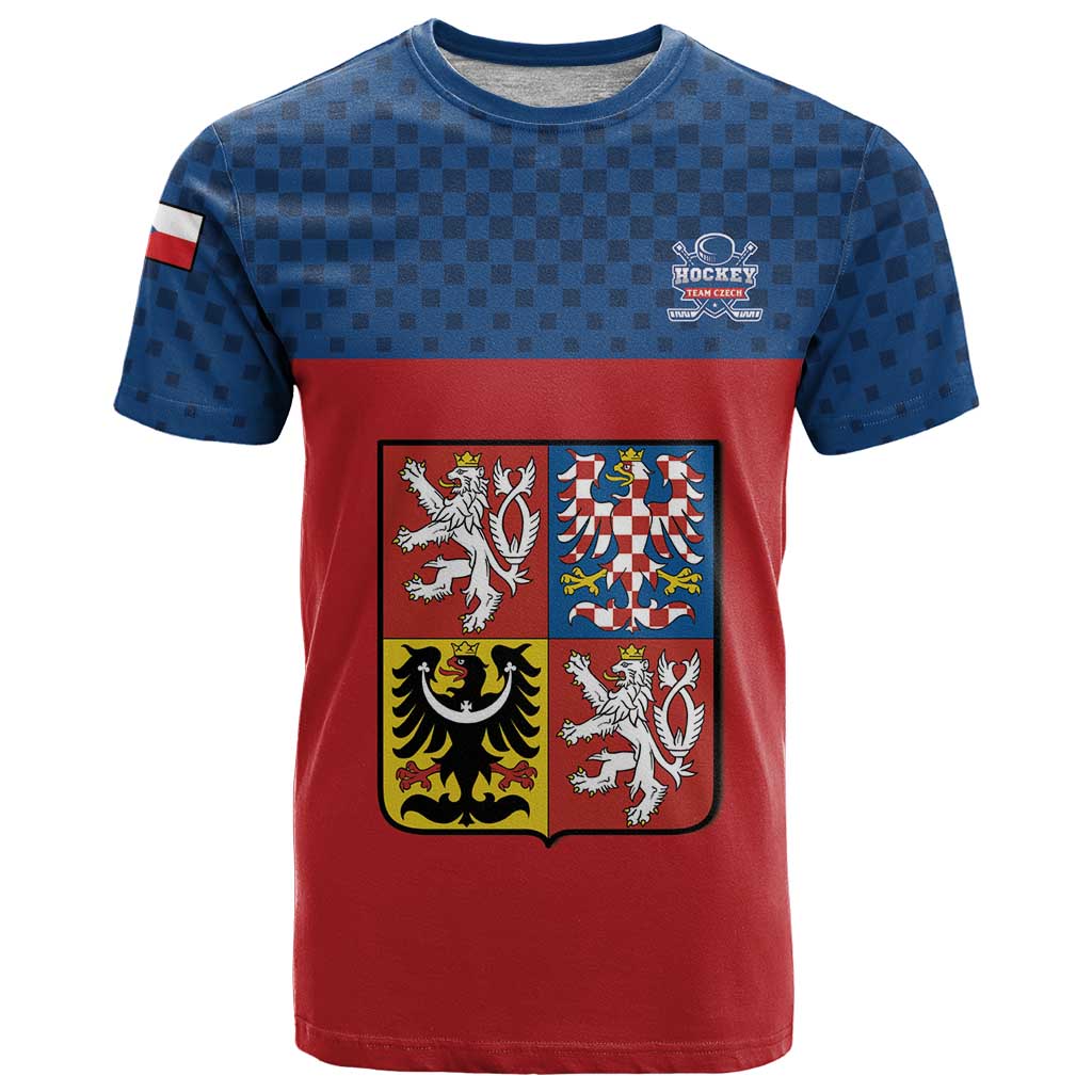 Custom Czech Ice Hockey 2026 T Shirt Never Backs Down
