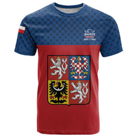 Custom Czech Ice Hockey 2026 T Shirt Never Backs Down