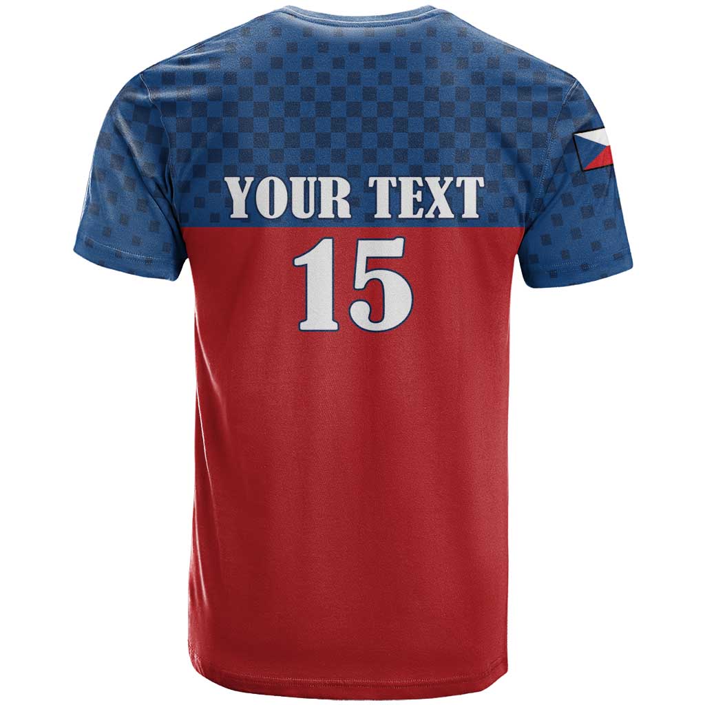 Custom Czech Ice Hockey 2026 T Shirt Never Backs Down