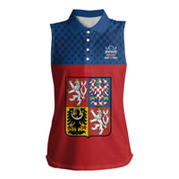 Custom Czech Ice Hockey 2026 Women Sleeveless Polo Shirt Never Backs Down