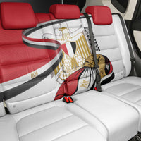 Egypt Revolution Day Back Car Seat Cover Coat Of Arms With Flag