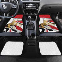 Egypt Revolution Day Car Mats Coat Of Arms With Flag