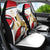 Egypt Revolution Day Car Seat Cover Coat Of Arms With Flag