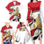 Personalized Egypt Revolution Day Family Matching Long Sleeve Bodycon Dress and Hawaiian Shirt Coat Of Arms With Flag