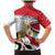 Personalized Egypt Revolution Day Family Matching Mermaid Dress and Hawaiian Shirt Coat Of Arms With Flag
