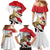 Personalized Egypt Revolution Day Family Matching Mermaid Dress and Hawaiian Shirt Coat Of Arms With Flag