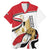 Personalized Egypt Revolution Day Family Matching Mermaid Dress and Hawaiian Shirt Coat Of Arms With Flag