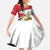 Personalized Egypt Revolution Day Family Matching Off The Shoulder Long Sleeve Dress and Hawaiian Shirt Coat Of Arms With Flag