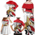 Personalized Egypt Revolution Day Family Matching Off Shoulder Maxi Dress and Hawaiian Shirt Coat Of Arms With Flag