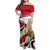 Personalized Egypt Revolution Day Family Matching Off Shoulder Maxi Dress and Hawaiian Shirt Coat Of Arms With Flag