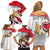 Personalized Egypt Revolution Day Family Matching Off Shoulder Short Dress and Hawaiian Shirt Coat Of Arms With Flag