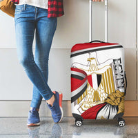 Egypt Revolution Day Luggage Cover Coat Of Arms With Flag