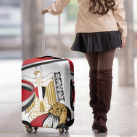 Egypt Revolution Day Luggage Cover Coat Of Arms With Flag