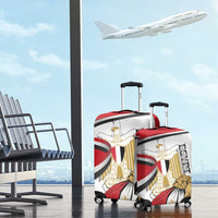 Egypt Revolution Day Luggage Cover Coat Of Arms With Flag