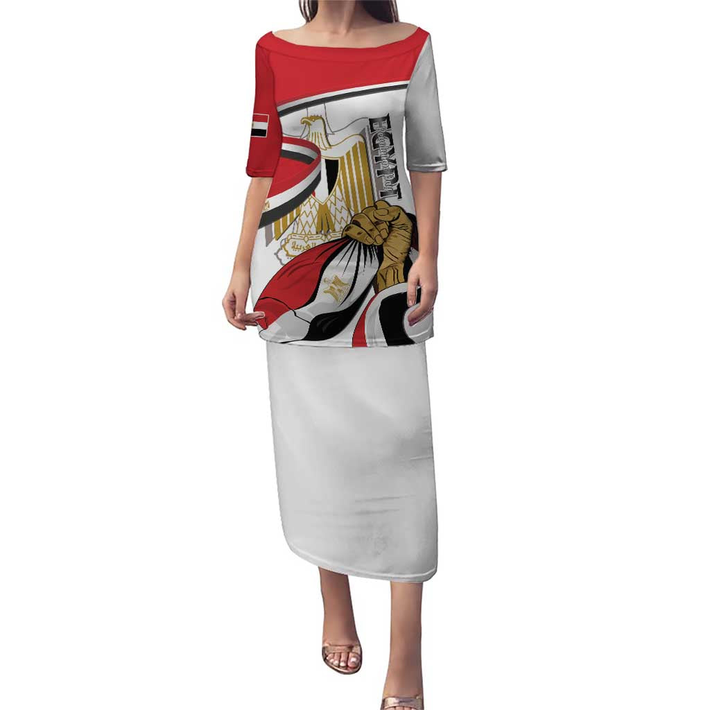 Personalized Egypt Revolution Day Puletasi Coat Of Arms With Flag