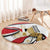 Egypt Revolution Day Round Carpet Coat Of Arms With Flag