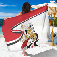 Egypt Revolution Day Sarong Coat Of Arms With Flag