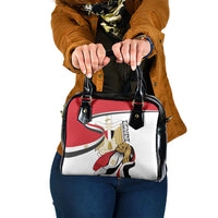 Egypt Revolution Day Shoulder Handbag Coat Of Arms With Flag
