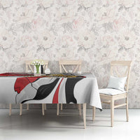 Egypt Revolution Day Tablecloth Coat Of Arms With Flag