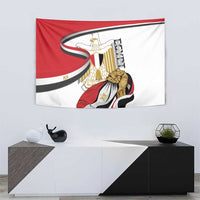 Egypt Revolution Day Tapestry Coat Of Arms With Flag