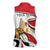 Personalized Egypt Revolution Day Women Sleeveless Polo Shirt Coat Of Arms With Flag
