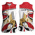 Personalized Egypt Revolution Day Women Sleeveless Polo Shirt Coat Of Arms With Flag