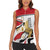 Personalized Egypt Revolution Day Women Sleeveless Polo Shirt Coat Of Arms With Flag