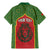 Personalized Morocco Throne Day Family Matching Mermaid Dress and Hawaiian Shirt King Lion Coat Of Arms
