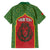 Personalized Morocco Throne Day Family Matching Off Shoulder Maxi Dress and Hawaiian Shirt King Lion Coat Of Arms