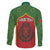 Personalized Morocco Throne Day Family Matching Summer Maxi Dress and Hawaiian Shirt King Lion Coat Of Arms