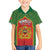 Personalized Morocco Throne Day Family Matching Summer Maxi Dress and Hawaiian Shirt King Lion Coat Of Arms