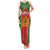 Personalized Morocco Throne Day Family Matching Tank Maxi Dress and Hawaiian Shirt King Lion Coat Of Arms