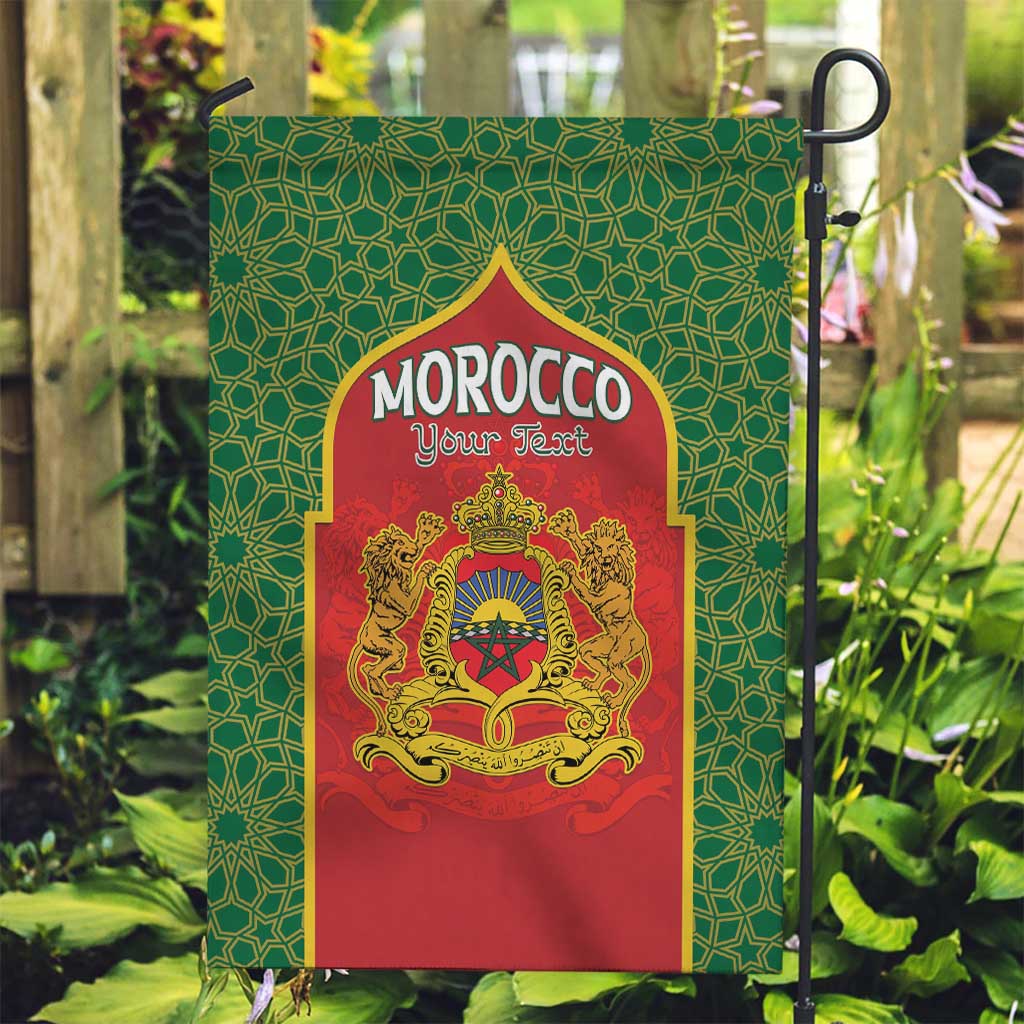 Personalized Morocco Throne Day Garden Flag King Lion Coat Of Arms