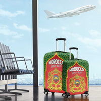 Personalized Morocco Throne Day Luggage Cover King Lion Coat Of Arms
