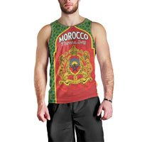 Personalized Morocco Throne Day Men Tank Top King Lion Coat Of Arms