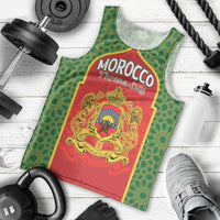 Personalized Morocco Throne Day Men Tank Top King Lion Coat Of Arms