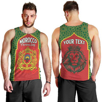 Personalized Morocco Throne Day Men Tank Top King Lion Coat Of Arms