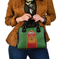 Personalized Morocco Throne Day Shoulder Handbag King Lion Coat Of Arms