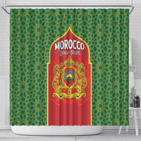Personalized Morocco Throne Day Shower Curtain King Lion Coat Of Arms