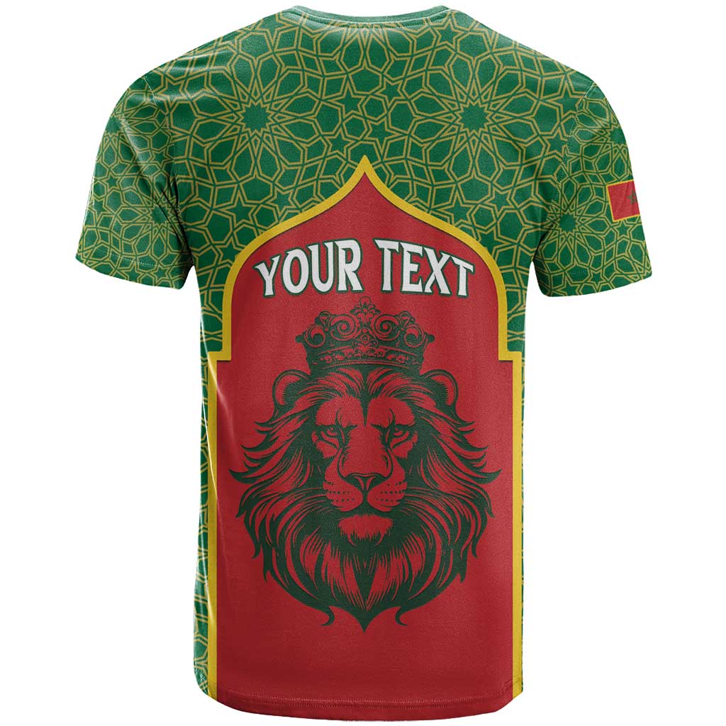 Personalized Morocco Throne Day T Shirt King Lion Coat Of Arms