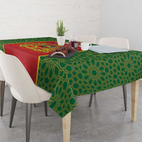 Personalized Morocco Throne Day Tablecloth King Lion Coat Of Arms