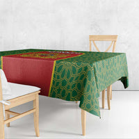 Personalized Morocco Throne Day Tablecloth King Lion Coat Of Arms