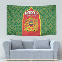 Personalized Morocco Throne Day Tapestry King Lion Coat Of Arms