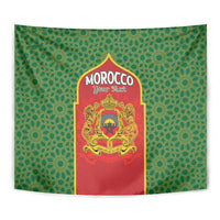 Personalized Morocco Throne Day Tapestry King Lion Coat Of Arms