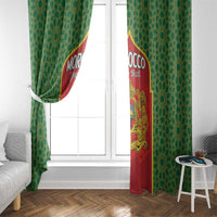 Personalized Morocco Throne Day Window Curtain King Lion Coat Of Arms